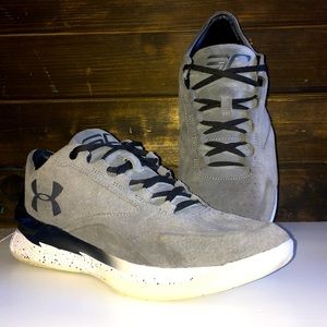underarmour StephCurry 1Lux Suede BBall GRAY-9